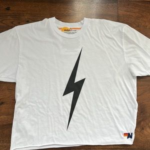 aviator nation cropped tee